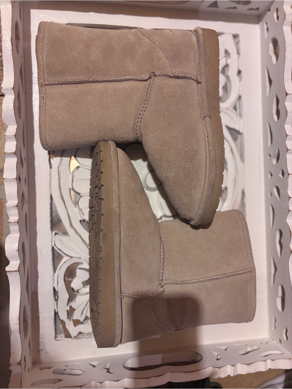 BearPaw mid calf boots